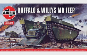 Airfix 02302V Buffalo & Willys MB Jeep - 1/76