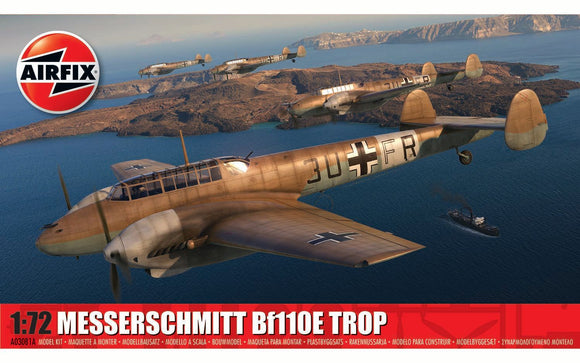 Airfix 03081A Messerschmitt Bf110E Tropical – 1/72