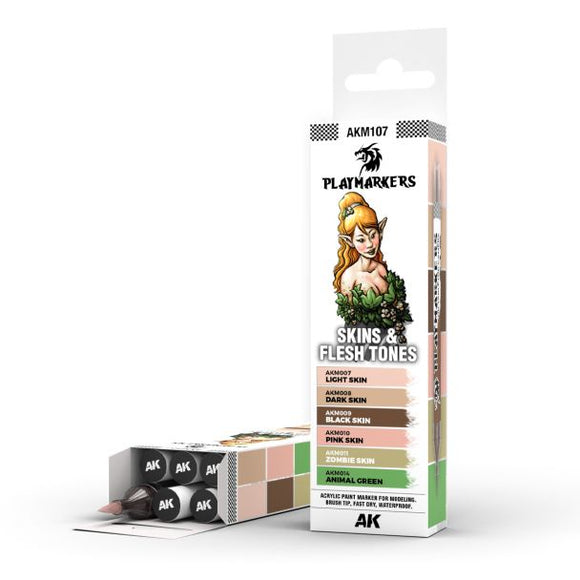 AK-Interactive AKM107 Skins & Flesh Tones