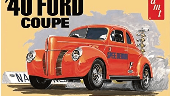AMT 1141 '40 Ford Coupe - 1/25 Scale