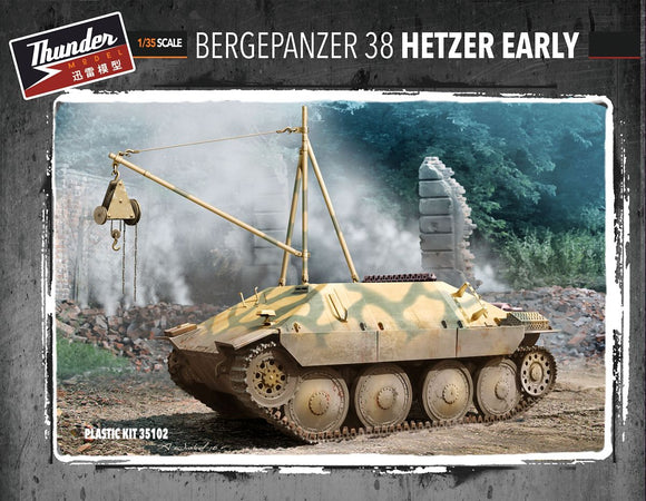 Thunder Model 35102 Bergepanzer Hetzer Early with Crane