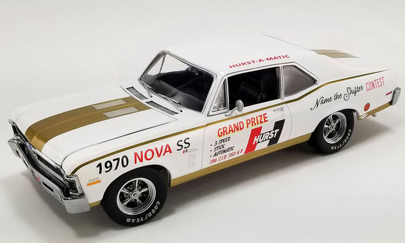 GMP 18982 1970 Chevrolet Nova SS 54th Int 500 Mile Sweepstakes - Hurst Performance Grand Prize Car