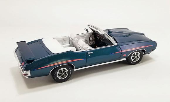 ACME 1801221 1970 Pontiac GTO Judge Convertible – Atoll Blue