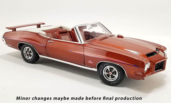 ACME 1801222 1970 Pontiac GTO Judge Convertible – Castilion Bronze