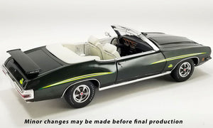 ACME 1801223 1970 Pontiac GTO Judge Convertible – Laurentian Green