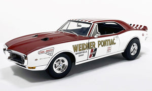 ACME 1805221 1968 Pontiac Firebird First Ram Air II - Weidner Pontiac Drag Car