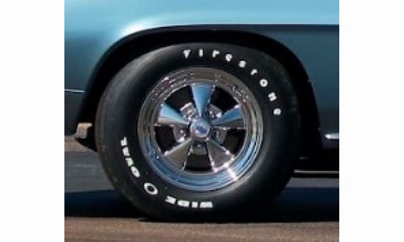 ACME 1805723W Cragar Wheel & Tire Set - Chrome