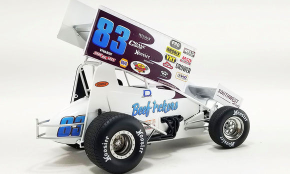 ACME 1809533 #83 Beef Packers Sprint Car - Danny Lasoski