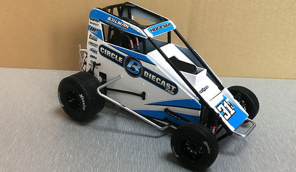 ACME 1810023 2023 #31 Circle B Diecast Midget Car Carson Hocevar