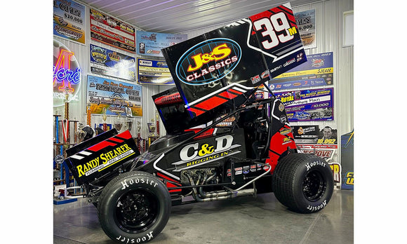 ACME 1824012 2024 #39M C&D Rigging Sprint Car - Anthony Macri