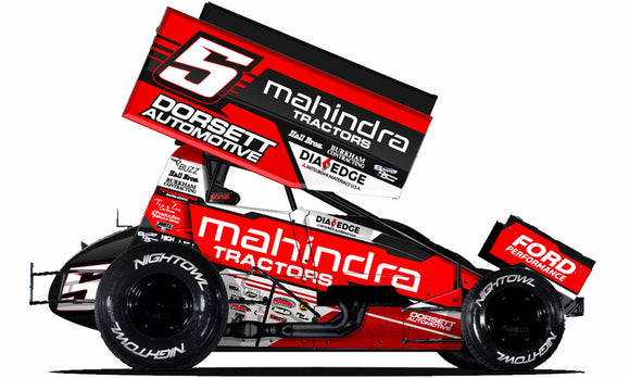 ACME 5024018 2024 #5 Mahindra Tractors Sprint car - Chase Briscoe