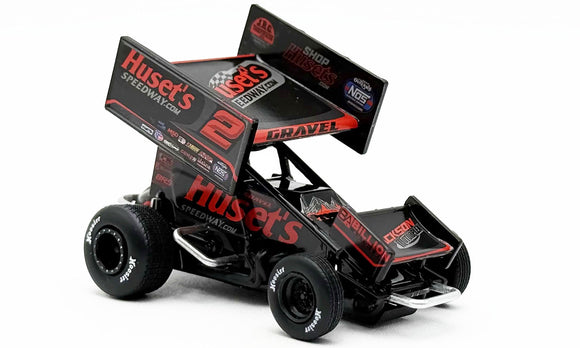 ACME 5025003 2025 #2 Huset's Speedway Sprint Car - David Gravel