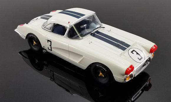Real Art Replicas 18011 1960 Chevrolet Corvette #3 Cunningham 1960 LeMans