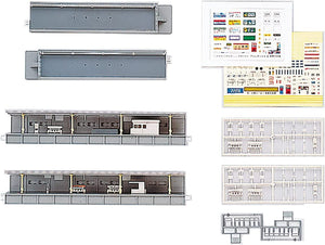 Kato 23-177 Unitrack One-Sided Platform Complete Set