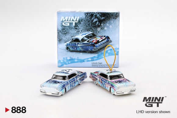 Mini GT 888 Lincoln Capri Xmas Hot Rod
