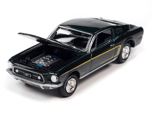 Johnny Lightning 1968 Ford Mustang GT 428 Cobra Jet – Highland Green