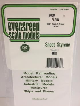 Evergreen 9030 Sheet - White - 0.75mm