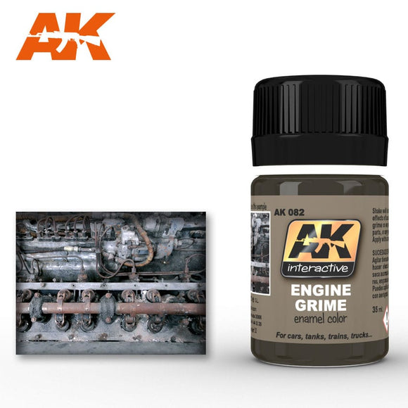 AK-Interactive AK082 Engine Grime - Enamel