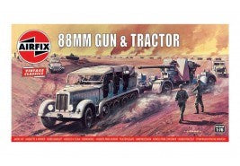 Airfix 02303 88mm Gun & Tractor - 1/76
