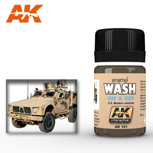 AK-Interactive AK121 US Vehicles Wash