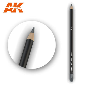 AK-Interactive AK10024 Watercolor Weathering Pencil - Dark Grey