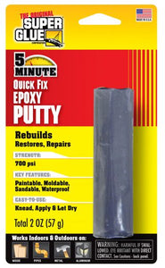 Super Glue 15400 Epoxy - Putty - 5 Minute