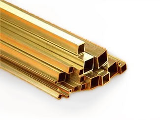 K&S Tube 1497 - Brass - Square - 1/16