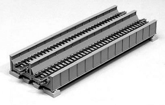 Kato 20-457 Unitrack Double Plate Girder Bridge 186mm - Grey