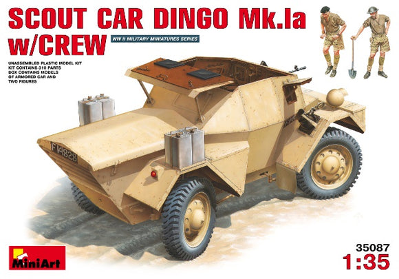 Miniart 35087 Scout Car Dingo Mk.1a with Crew