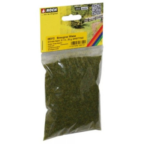 Noch 8312 Grass - Static 2.5mm - Meadow - 20gm