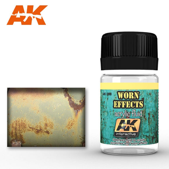 AK-Interactive AK088 Worn Effects Acrylic Fluid