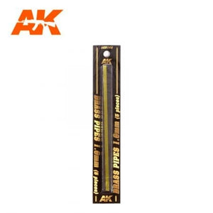 AK-Interactive AK9109 Brass Pipes 1.0mm x 5