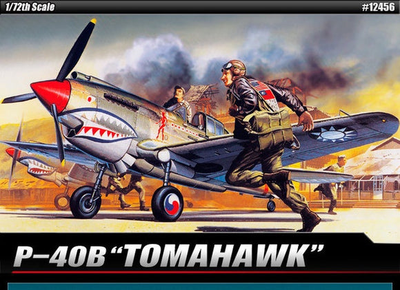 Academy 12456 Curtiss P-40B Tomahawk - 1/72 Scale