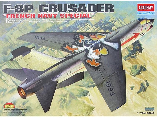 Academy 12559 F-8P Crusader - 1/72 Scale
