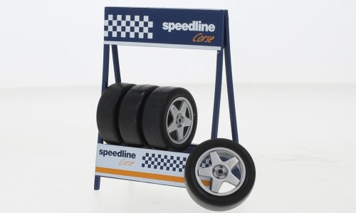 IXO 007W Speedline Wheel & Tire Set + Stand