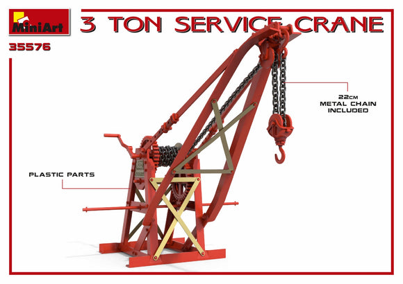 Miniart 35576 3 Ton Service Crane