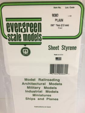 Evergreen 9080 Sheet - White - 2.00mm