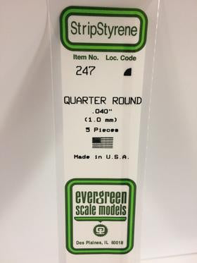 Evergreen 247 Quarter Round - 1.00mm