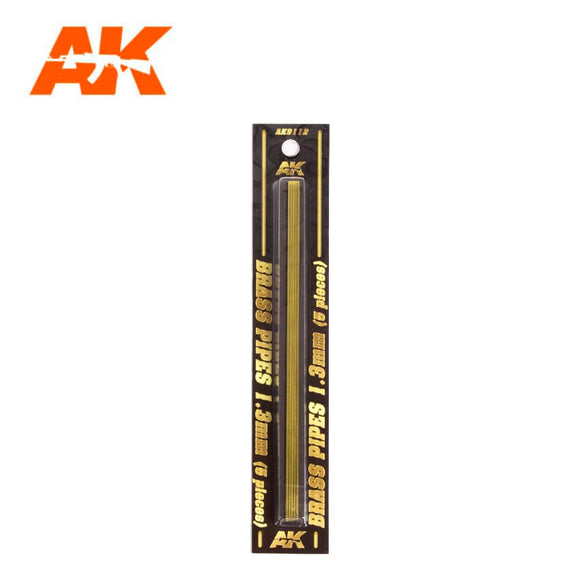 AK-Interactive AK9112 Brass Pipes 1.3mm x 5
