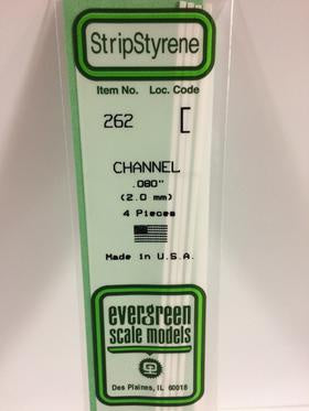 Evergreen 262 Channel - 2.00mm