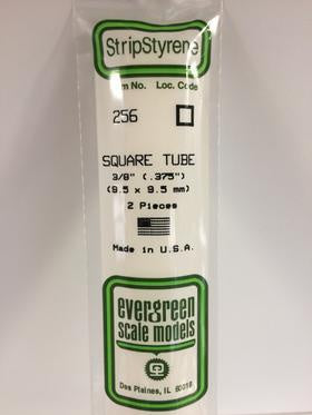 Evergreen 256 Tube - Square - 9.50mm