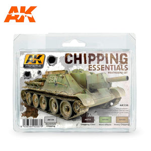 AK-Interactive AK138 Chipping Essentials Weathering Set