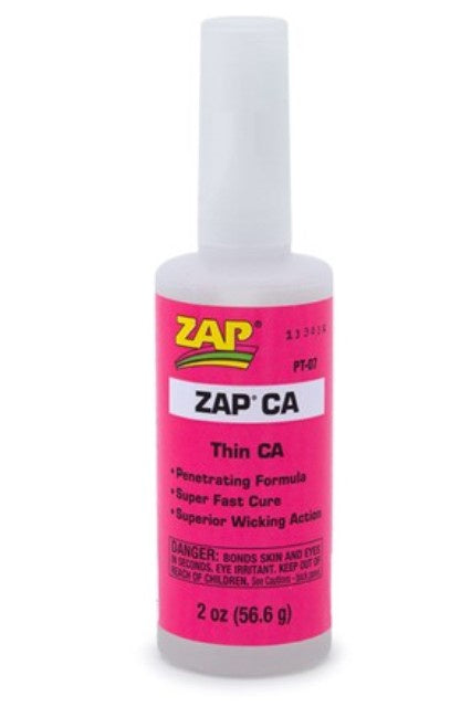 Zap PT07 Zap CA Thin 56.6gm - Pink