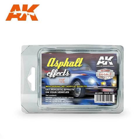 AK-Interactive AK8090 Rally Car Asphalt Effects Set