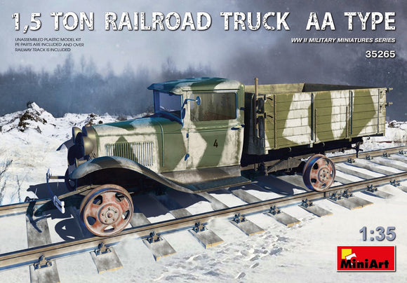 Miniart 35265 1.5 Ton Railroad Truck AA Type