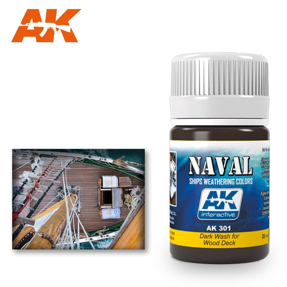 AK-Interactive AK301 Wash – Wood Deck 35ml