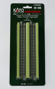 Kato 20-456 Unitrack Double Plate Girder Bridge 186mm - Green