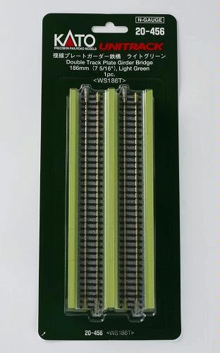 Kato 20-456 Unitrack Double Plate Girder Bridge 186mm - Green