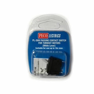 Peco Lectrics PL26W Passing Contact Switch - White