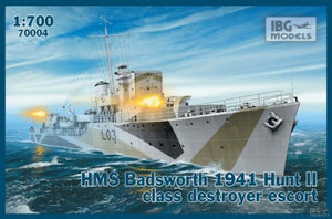 IBG 70004 HMS Badsworth 1941 Hunt II Class Destroyer Escort